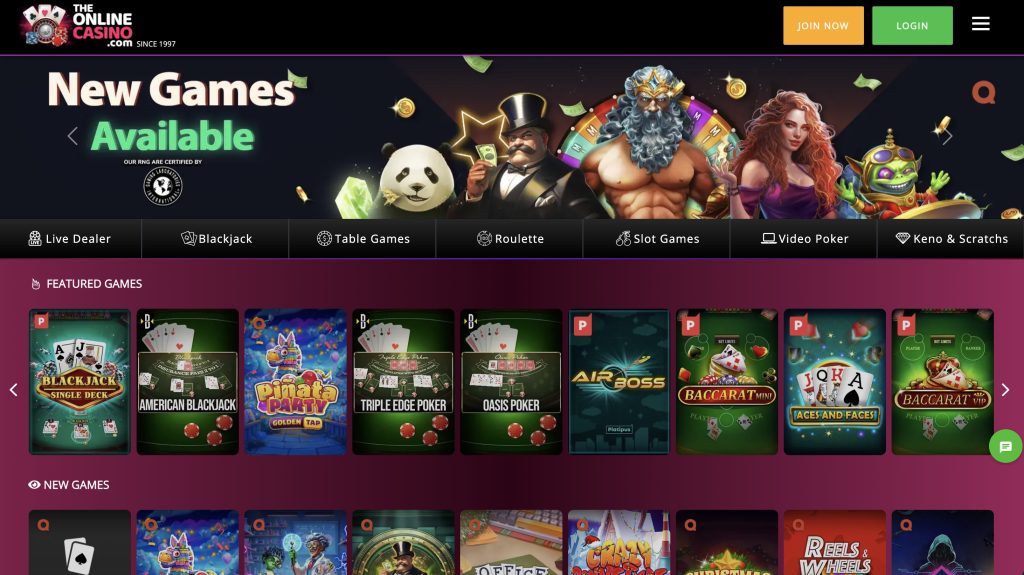 TheOnlineCasino Online Casino Pennsylvania